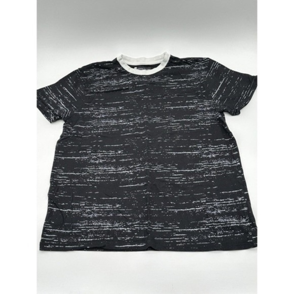 Modern Culture‎ Mens Medium T Shirt Striped Casual Shoulder Pocket Tee